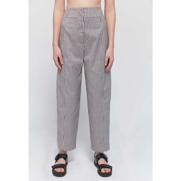 Urban Outfitters Pants - UO Urban Outfitters Saunter Carrot Trouser Pants Plaid High Waist Size 8